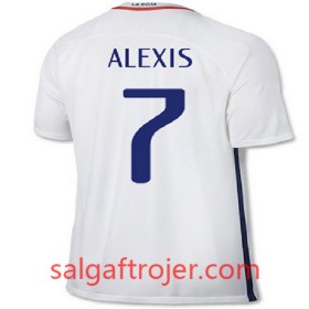 Chile Fodboldtrøjer ALEXIS Udebanesæt 2016/17 Kort ærmer