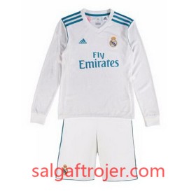 Real Madrid Fodboldtrøjer Børn Hjemmebanesæt 2017/18 Langærmet