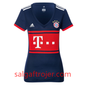 FC Bayern München Fodboldtrøjer Dame Udebanesæt 2017/18 Kort ærmer