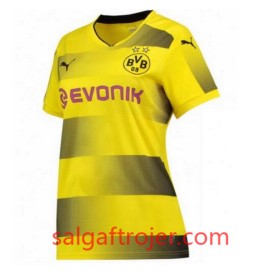 Borussia Dortmund Fodboldtrøjer Dame Hjemmebanesæt 2017/18 Kort ærmer