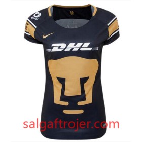 Pumas UNAM Fodboldtrøjer Dame Udebanesæt 2017/18 Kort ærmer