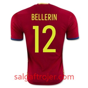 Spanien Fodboldtrøjer BELLERIN Hjemmebanesæt Euro 2016 Kort ærmer