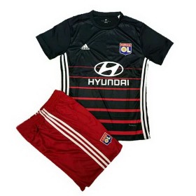 Olympique Lyon Fodboldtrøjer Børn Udebanesæt 2017/18 Kort ærmer