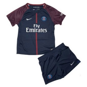Paris Saint-Germain Fodboldtrøjer Børn Hjemmebanesæt 2017/18 Kort ærmer