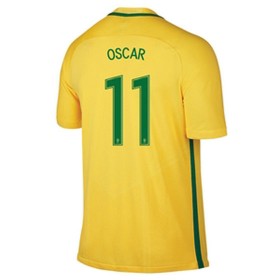 Brasilien Fodboldtrøjer OSCAR Hjemmebanesæt 2016/17 Kort ærmer