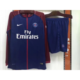 Paris Saint-Germain Fodboldtrøjer Hjemmebanesæt 2017/18 Langærmet