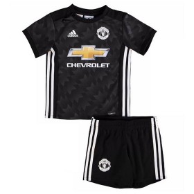 Manchester United Fodboldtrøjer Børn Udebanesæt 2017/18 Kort ærmer