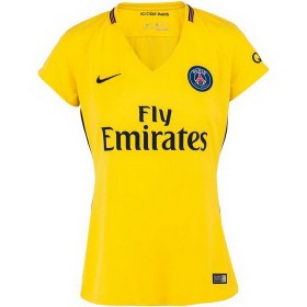 Paris Saint-Germain Fodboldtrøjer Dame Udebanesæt 2017/18 Kort ærmer