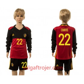 Belgien Fodboldtrøjer Courtis 22 Børn Hjemmebanesæt 2016 Langærmet