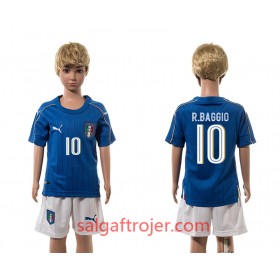 Italien Fodboldtrøjer Verratti 10 Børn Hjemmebanesæt 2016 Kort ærmer