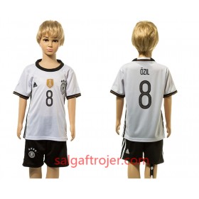 Tyskland Fodboldtrøjer Ozil 8 Børn Hjemmebanesæt 2016 Kort ærmer