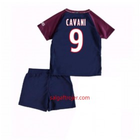 Paris Saint-Germain Fodboldtrøjer Edinson Cavani 9 Børn Hjemmebanesæt 2017/18 Kort ærmer