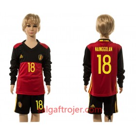 Belgien Fodboldtrøjer Nainggolan 18 Børn Hjemmebanesæt 2016 Langærmet
