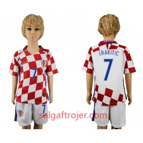 Kroatien Fodboldtrøjer I.Rakitic 7 Børn Hjemmebanesæt 2016 Kort ærmer