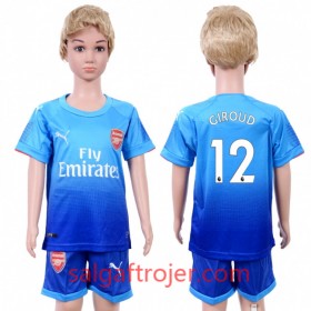 Arsenal Fodboldtrøjer Olivier Giroud 12 Børn Udebanesæt 2017/18 Kort ærmer