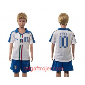 Italien Fodboldtrøjer Verratti 10 Børn Udebanesæt 2016 Kort ærmer