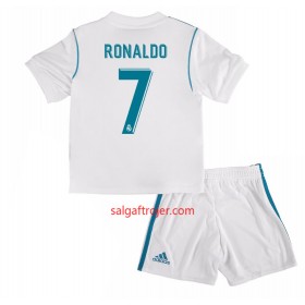 Real Madrid Fodboldtrøjer Cristiano Ronaldo 7 Børn Hjemmebanesæt 2017/18 Kort ærmer