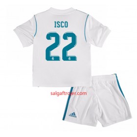 Real Madrid Fodboldtrøjer Isco 22 Børn Hjemmebanesæt 2017/18 Kort ærmer