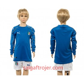 Italien Fodboldtrøjer Børn Hjemmebanesæt 2016 Langærmet