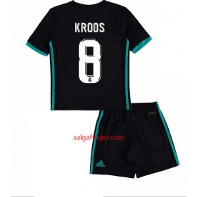 Real Madrid Fodboldtrøjer Toni Kroos 8 Børn Udebanesæt 2017/18 Kort ærmer