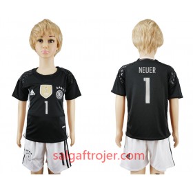 Tyskland Fodboldtrøjer Neuer 1 Målmand Børn Udebanesæt 2017