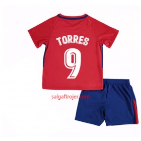Atlético Madrid Fodboldtrøjer Fernando Torres 9 Børn Hjemmebanesæt 2017/18 Kort ærmer