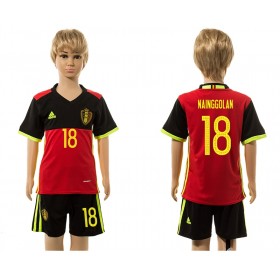 Belgien Fodboldtrøjer Nainggolan 18 Børn Hjemmebanesæt 2016 Kort ærmer