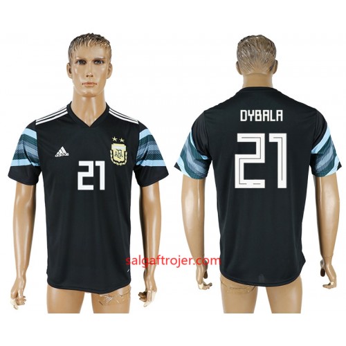 Argentina Fodboldtrøjer Paulo Dybala 21 Udebanesæt VM 2018