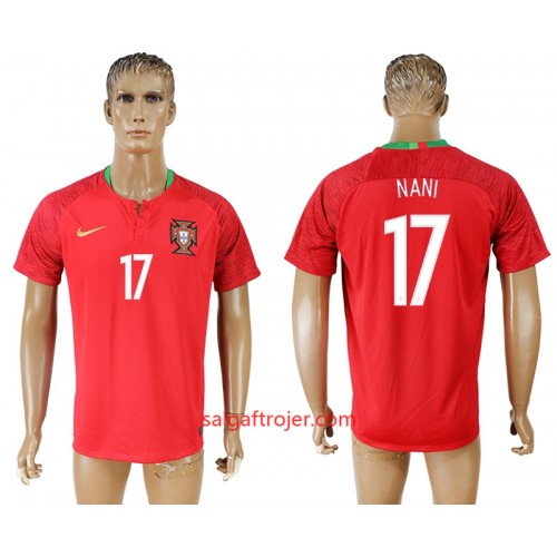 Portugal Fodboldtrøjer Nani 17 Hjemmebanesæt VM 2018