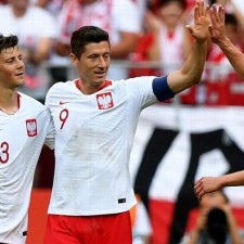 Robert Lewandowski scorer to som Polen krydstogt i sidste VM 2018 warmup