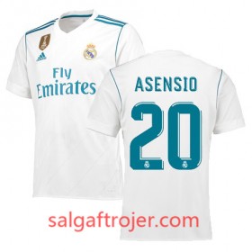 Real Madrid Fodboldtrøjer Asensio Hjemmebanesæt 2017/18 Kort ærmer