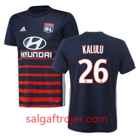 Olympique Lyon Fodboldtrøjer ALDO KALULU Udebanesæt 2017/18 Kort ærmer