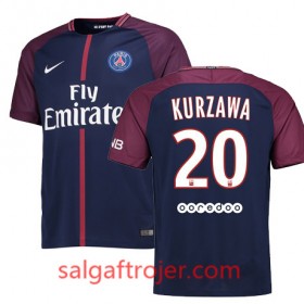 Paris Saint-Germain Fodboldtrøjer LAYVIN KURZAWA Hjemmebanesæt 2017/18 Kort ærmer