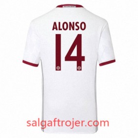 FC Bayern München Fodboldtrøjer ALONSO 3. sæt 2017/18 Kort ærmer