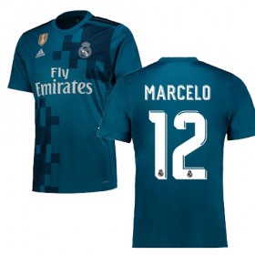 Real Madrid Fodboldtrøjer MARCELO 3. sæt 2017/18 Kort ærmer
