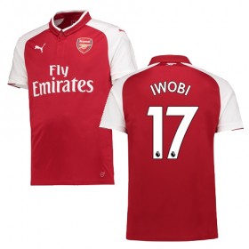 Arsenal Fodboldtrøjer IWOBI Hjemmebanesæt 2017/18 Kort ærmer