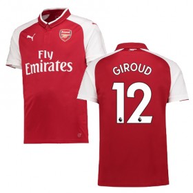 Arsenal Fodboldtrøjer GIROUD Hjemmebanesæt 2017/18 Kort ærmer