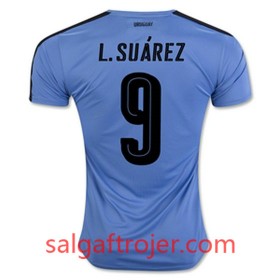 Uruguay Fodboldtrøjer Luis Suárez Hjemmebanesæt 2016/17 Kort ærmer
