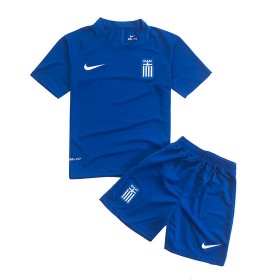 Grækenland Fodboldtrøjer Børn Udebanesæt 2016/17 Kort ærmer