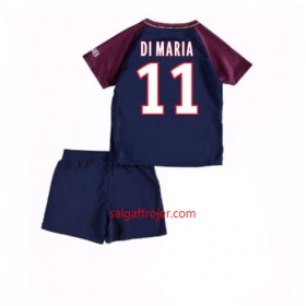 Paris Saint-Germain Fodboldtrøjer Angel Di Maria 11 Børn Hjemmebanesæt 2017/18 Kort ærmer