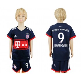 FC Bayern Munchen Fodboldtrøjer Robert Lewandowski 9 Børn Udebanesæt 2017/18 Kort ærmer