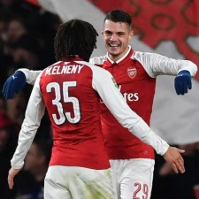 Granit Xhaka hjælper Arsenal til finalebasketfinalen